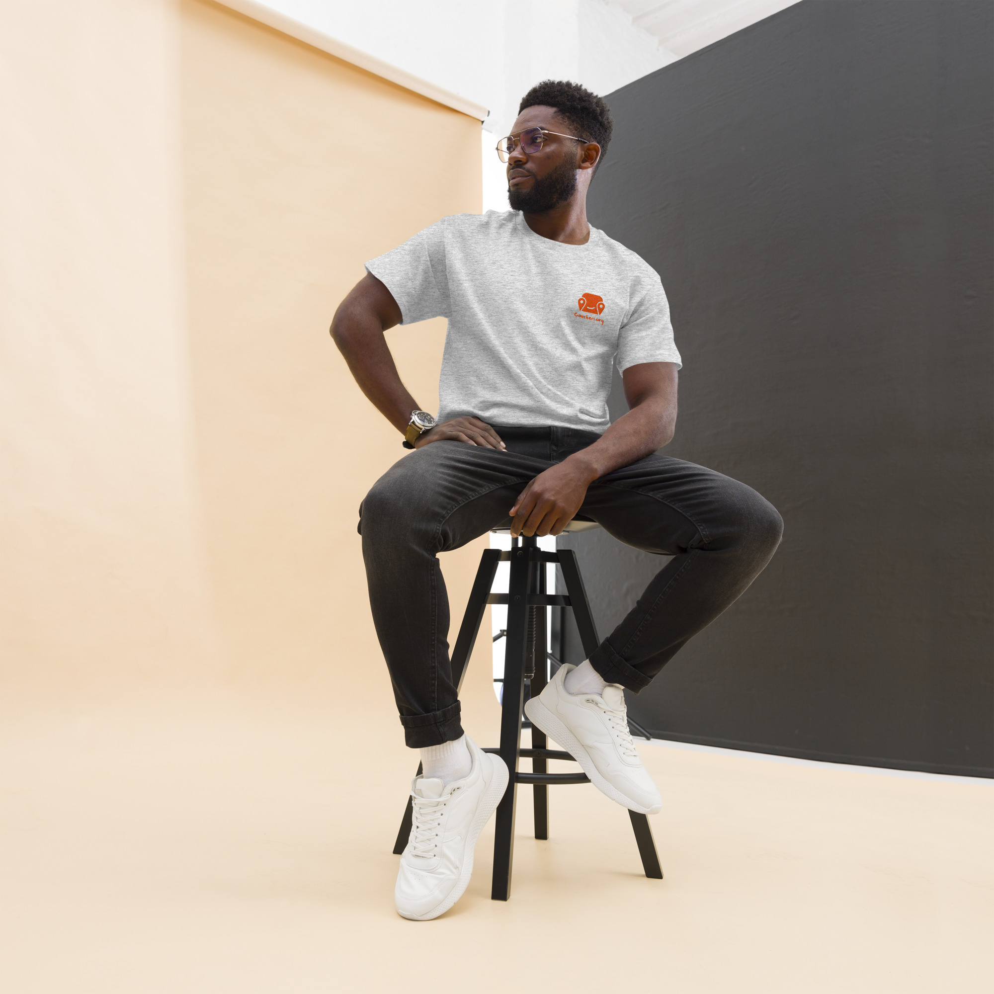 Unisex Classic Tee - Logo On Chest - Image 11