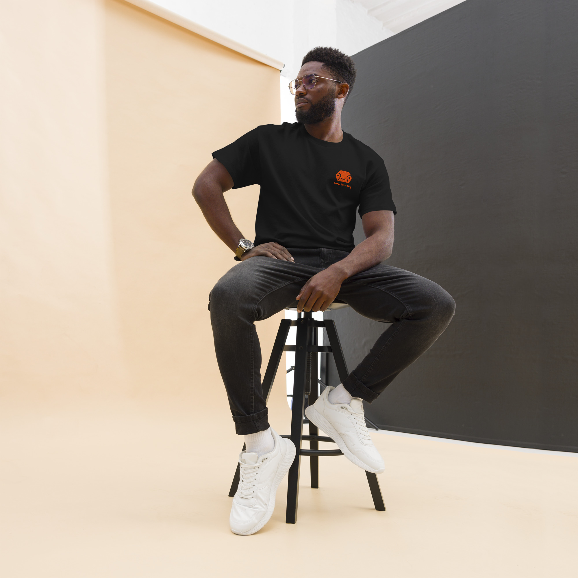 Unisex Classic Tee - Logo On Chest - Image 4