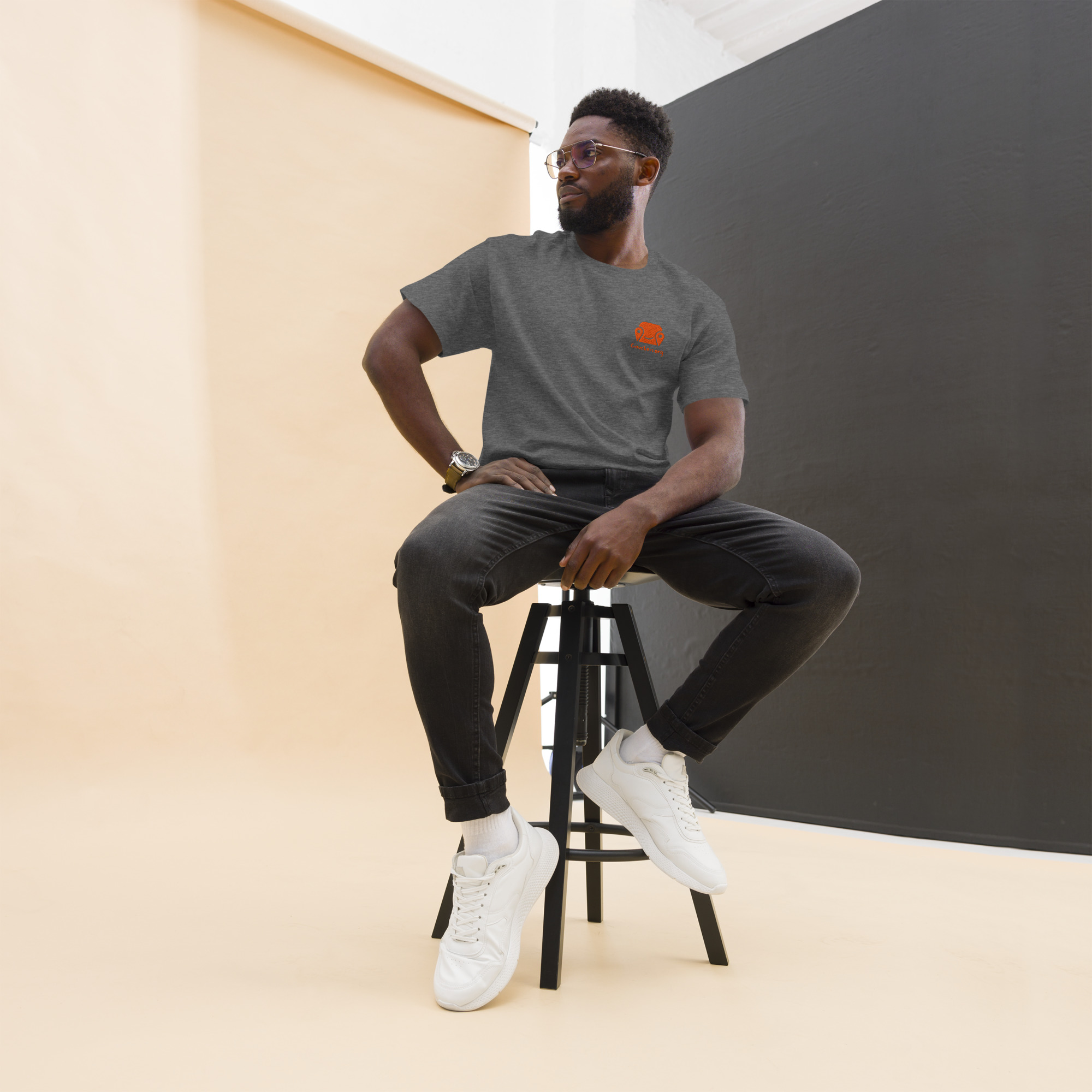 Unisex Classic Tee - Logo On Chest - Image 9