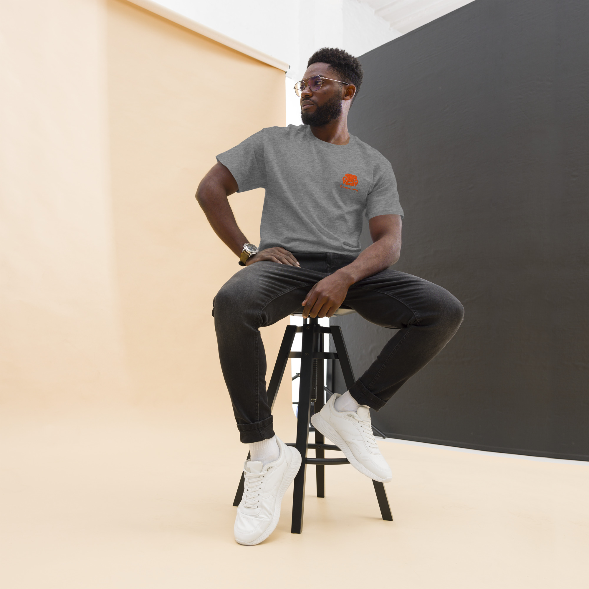 Unisex Classic Tee - Logo On Chest - Image 2