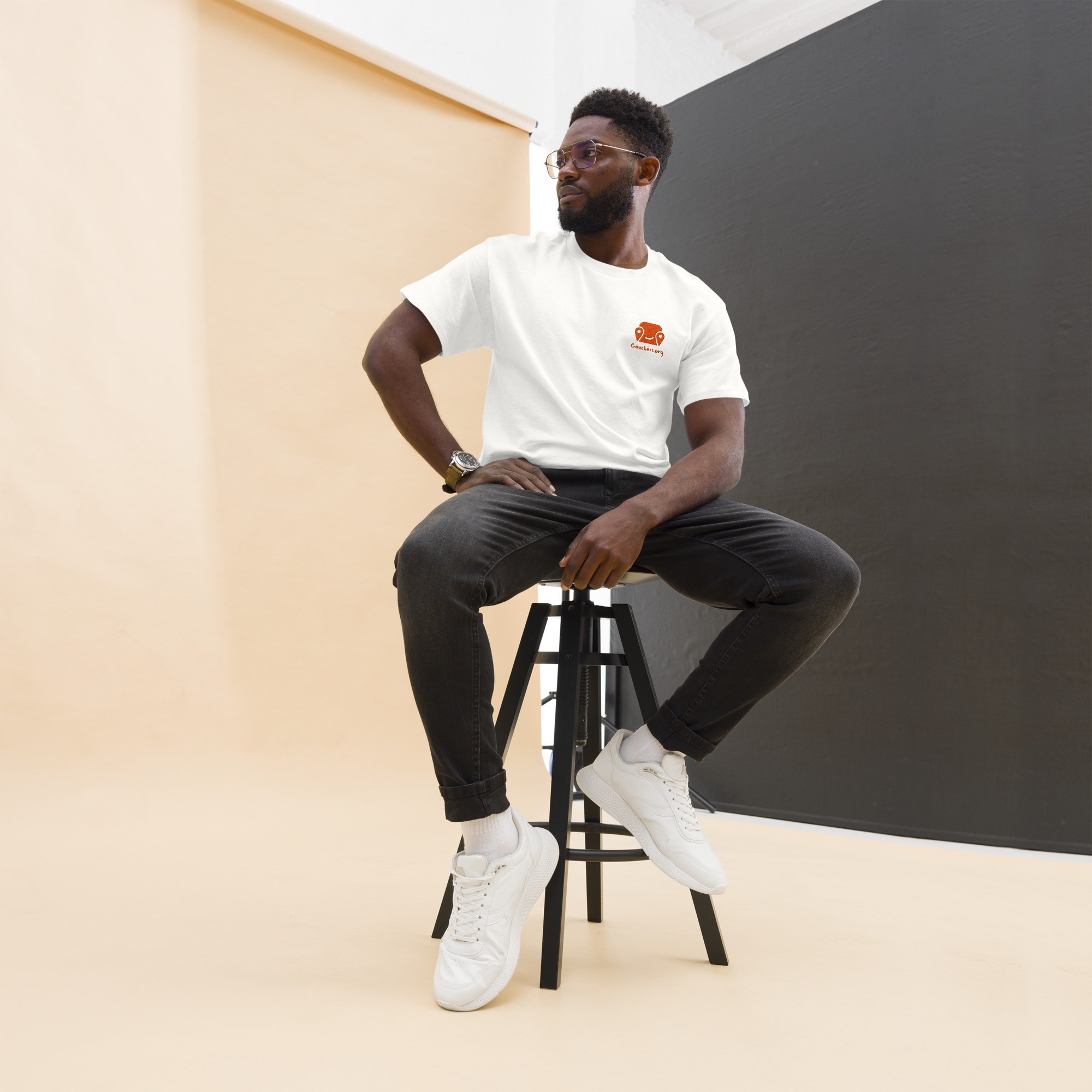 Unisex Classic Tee - Logo On Chest - Image 6