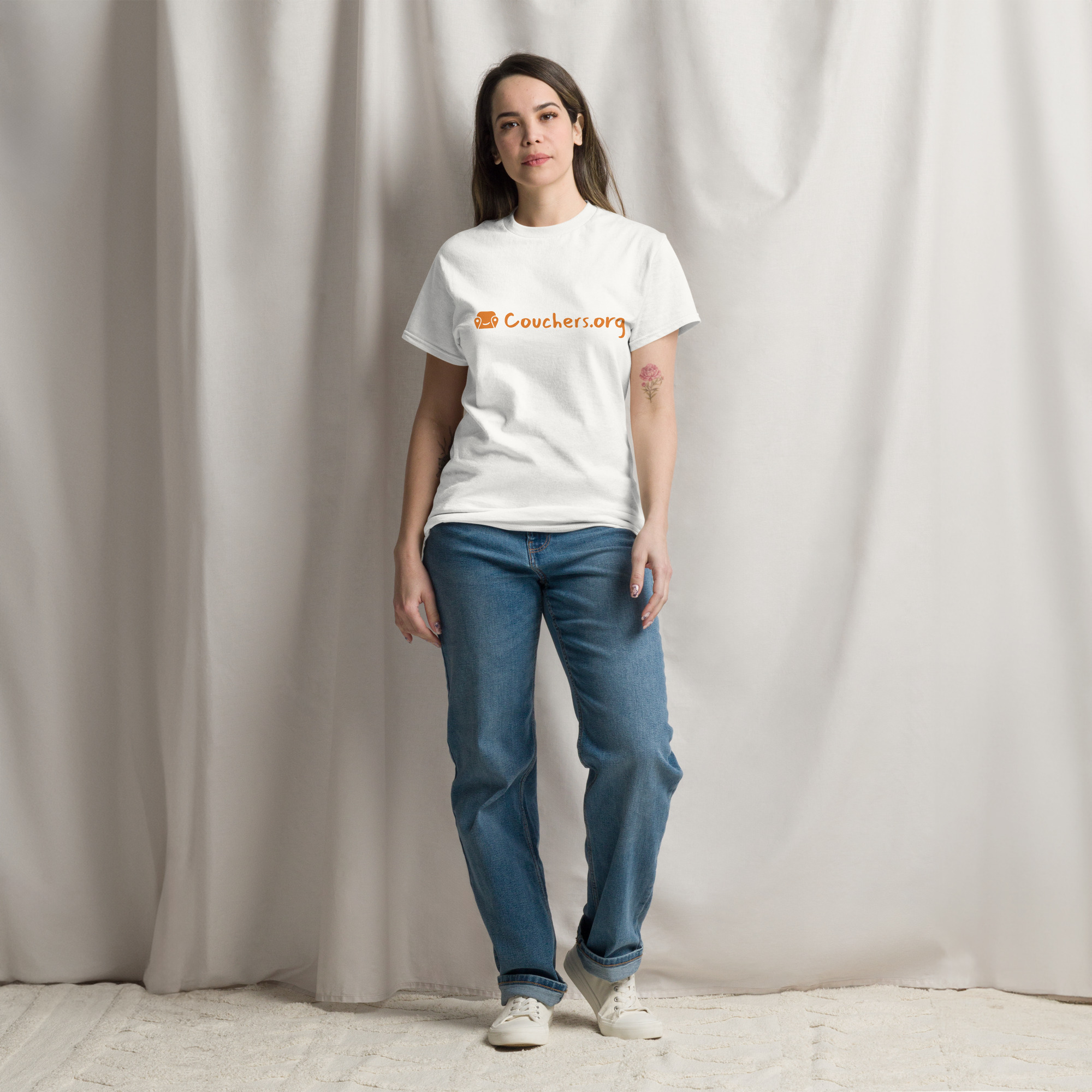 Unisex Classic Tee - Text On Chest
